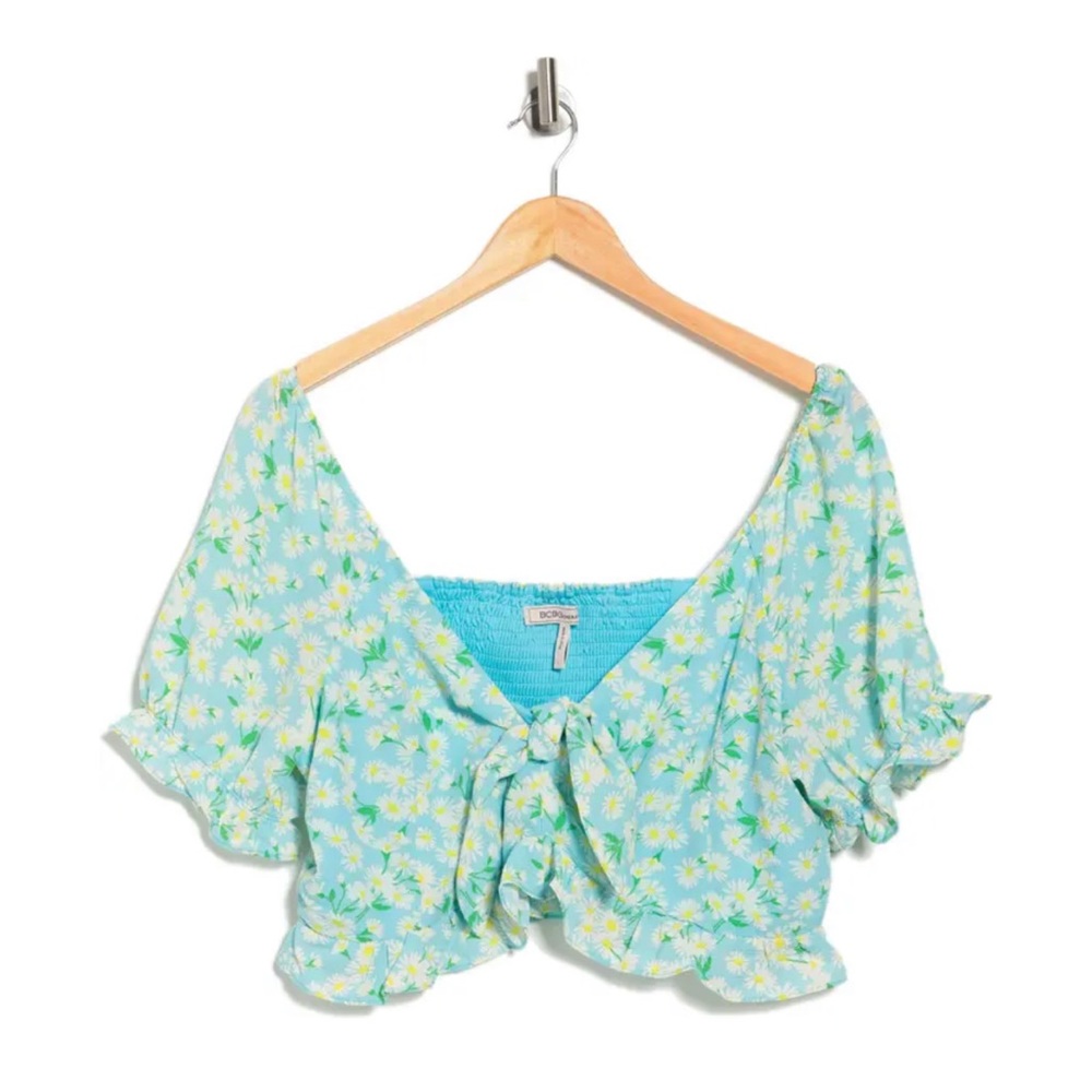 Knot Front Crop Top BCBGENERATION